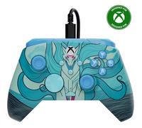 Turtle Beach Rematch Advanced Blue Kitsune Manette de jeu filaire - Licence Xbox Series XS, Xbox One et PC avec Phosphorescent, Boutons Programmables, Gâchettes, commandes audio et câble de 2.5 m