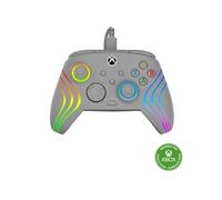 Turtle Beach Manette de jeu Afterglow Wave – RGB filaire – Xbox Series X|S, Xbox One et PC – Gris