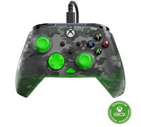 Turtle Beach Rematch Core Camo noir/vert - Manette de jeu filaire - Licence Xbox Series XS, Xbox One et PC - touches audio, moteurs de vibration et gâchettes d'impulsion, câble de 3 m