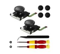 Manette de rechange pour Joy-con Nintendo Switch - SODIAL - Noir/rouge - Outils de réparation inclus