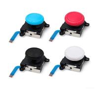 Manette de rechange simple 3D analogique compatible avec les consoles Switch et Lite sans tracas (noir)