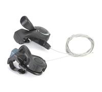 Manette de vitesse au pouce - - 7 vitesses - Compatible VTT et vélo pliant - Noir - Mixte POIGNEE