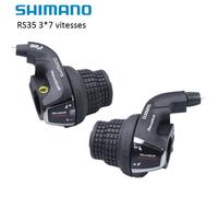 Manette de vitesse pour vélo Shimano Tourney SL-RS35 - 3x7 s - 21 vitesses pour VTT YYV