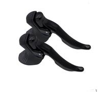 Manette Dérailleur 2x10 pour Aluminium Intégré Manette Dérailleur | Alliage pour aluminium léger, micro-réglage, compatible 2x11, frein intégré, mat durable