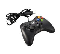 Manette du Contrôleur de Jeu Filaire Noir pour Xbox 360 AC429