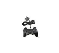 Manette Dual Shock Noir Filaire Pour PS2 - Accessoire compatible PEGA