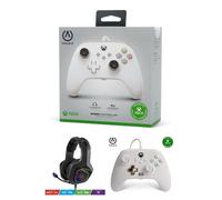 Manette et casque gamer - SPIRIT OF GAMER - Elite-H50 Black Edition - Filaire - Blanc - Xbox