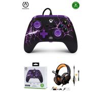 Manette et casque gamer - XBOX - Purple Magma EDITION - Multiplateforme - Sans fil - Violet