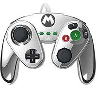 Manette fight pad pdp pour wii u - édition limitée Mario métal