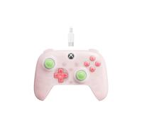 8Bitdo Manette Ultimate Mini Xbox filaire – RGB, sticks et gâchettes Hall Effect – Rose translucide