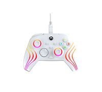 Manette filaire - Afterglow Wave - Nintendo Switch et Switch OLED - PDP - Éclairage LED - Blanc