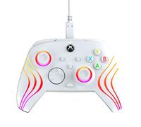 Manette filaire - Afterglow Wave - Nintendo Switch et Switch OLED - PDP - Éclairage LED - Blanc