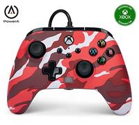Manette filaire améliorée pour Xbox Series X/S Camouflage rouge