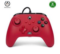 PowerA Manette filaire Artisan Red G - USB analogique - Rouge - Compatible Xbox One / Series X|S