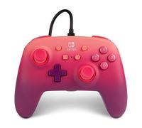 Manette filaire améliorée PowerA pour Nintendo Switch - Fuchsia Fantasy