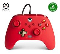 PowerA Manette filaire améliorée pour Xbox – Rouge – Compatible Xbox One/Series X/S
