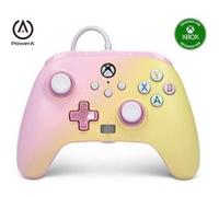 Manette filaire améliorée PowerA pour Xbox Series X|S Limonade rose Rose G