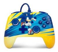 Manette filaire ameliorée PowerA Sonic Boost pour Nintendo Switch Jaune bleu Jaune bleu G