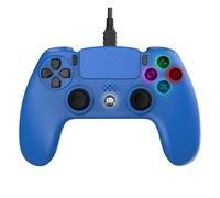 Freaks and Geeks - Manette Filaire Bleue pour PS4 avec Câble 3M avec prise Jack
