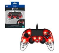 Manette Filaire compacte Lumineuse Eclairage Rouge Playstation 4 Neuf Officiel