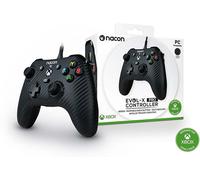 Manette filaire EVOL-X Nacon effet carbon pour Xbox Series X/S, compatible PC avec un câble détachable de 3 mètres