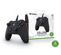 Nacon Manette filaire EVOL-X noirepour Xbox Series X/S, compatible PC avec un câble détachable de 3 mètres