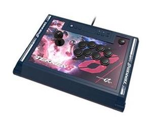 Manette filaire Fighting Stick Alpha Hori Edition Tekken 8 pour PS5 PS4 et PC Bleu, Noir, Rouge, Blanc, Gris G