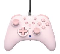 Manette filaire HORI HORIPAD Turbo Cozy Pink pour Nintendo Switch 2 USB-A 3 m Boutons programmables Rose pastel
