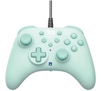 Hori Manette filaire Turbo Vert pâle pour Nintendo Switch 2, OLED et Switch - Neuve