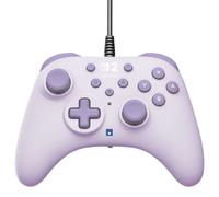 Manette filaire HORI Turbo Violet pale pour Nintendo Switch 2, OLED et Switch