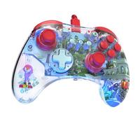 PDP Manette Filaire REALMz LED Light-up Pro Nintendo Switch et Switch OLED - Prise Audio 3,5 mm - Commandes Volume D-pad - Licence Officielle - Effets LED Réglables - Motif Knuckles - Figurine Intégré