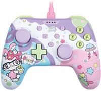 Manette filaire - KONIX - Hello Kitty - Nintendo Switch, Switch OLED et PC - Fonction vibration - Câble 3 m - Violet et rose