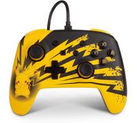 Manette filaire Nintendo Switch 2 et OLED Pokemon Eclair Pikachu Jaune et Noir