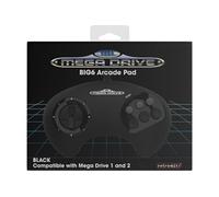 Big6 - manette filaire pour Mega Drive & Genesis Black