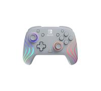 Manette filaire PDP Afterglow Wave pour Nintendo Switch Gris 8 zones RVB