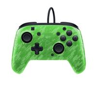 Manette Filaire Pdp Faceoff Camo Vert Pour Nintendo Switch