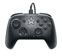 Manette Filaire Pdp Faceoff Pour Nintendo Switch - Super Mario Star Edition