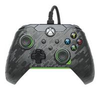 Manette filaire Pdp pour Xbox et PC Néon carbone Noir G