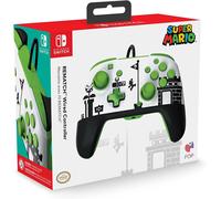 Manette de jeu Super Mario Retro REMATCH Noir, Vert, Blanc - Neuf
