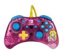 PDP Manette filaire Rock Candy Princesse Peach – Compatible Nintendo Switch, OLED et Switch 2
