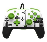 Manette filaire Pdp Super Mario pour Nintendo Switch/Nintendo Switch Modèle OLED Vert et Blanc Vert et Blanc G