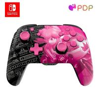 Manette filaire - PDP - Super Mario Rematch - Nintendo Switch - Câble 3 m - Glow Grand Prix Peach