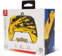 Manette filaire Pokemon Eclair Pikachu Jaune et Noir Nintendo Switch OLED - NEUF