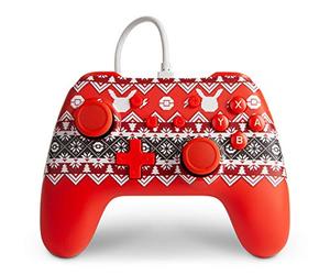 Manette filaire Pokémon PowerA pour Switch - Pikachu - Sweat Pokémon Holiday