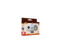 Manette de jeu - FREAKS & GEEKS - SNES - Filaire - Gris - Blister
