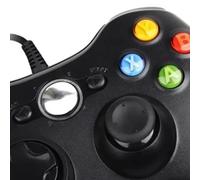 Manette filaire pour Xbox 360, vibration universelle, noire, pour PC et Android