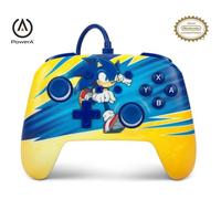 PowerA Manette filaire améliorée pour Nintendo Switch, modèle Switch OLED et Nintendo Switch Lite, accessoire de jeu, manette de jeu, manette filaire, sous licence officielle -Sonic Boost