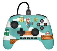 Manette filaire PowerA Advantage pour Nintendo Switch 2 - C'est l'heure de Mario, Sous licence officielle, Effet Hall, Boutons programmables, Manette Pro, Bouton C, Commandes audio intégrées