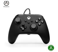 Manette filaire PowerA Advantage Plus pour Xbox Series X|S - Noir, sous licence officielle, joysticks réglables en hauteur, joysticks à effet Hall, boutons mappables