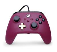 Manette filaire PowerA Advantage Plus pour Xbox Series X|S - Rubis, sous licence officielle, joysticks réglables en hauteur, joysticks à effet Hall, boutons mappables